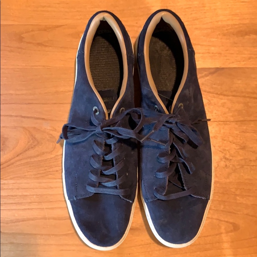 Toms Navy Suede Sneakers